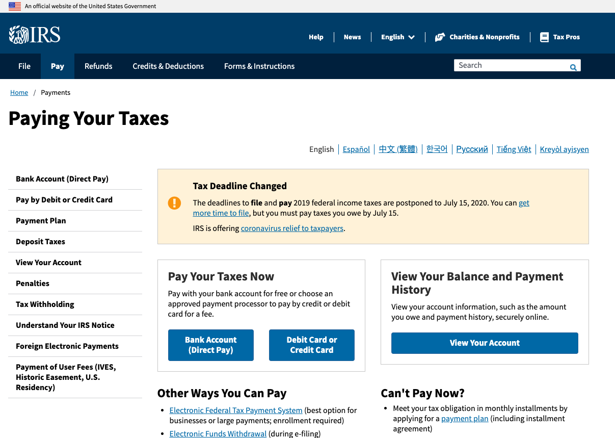IRS Payments Online IRS Installment Agreement & Charges? 2022
